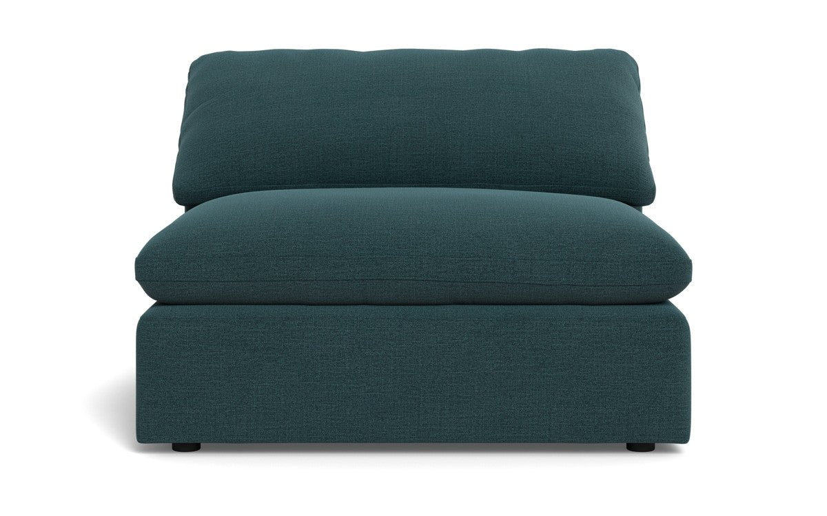 Fluffy Armless Chair - Elliot Teal