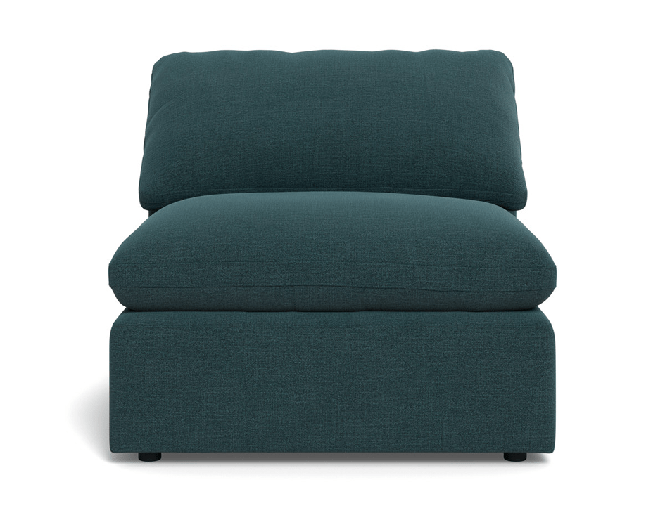 Fluffy Small Armless Chair - Elliot Sunflower