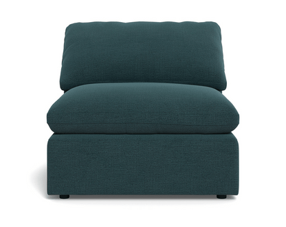 Fluffy Small Armless Chair - Elliot Sunflower