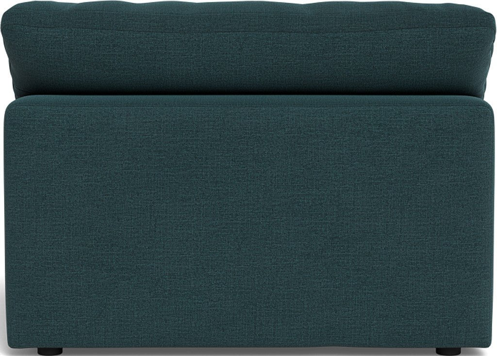 Fluffy Armless Chair - Elliot Teal