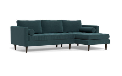 Ladybird 102" Right Chaise Sectional - Elliot Teal