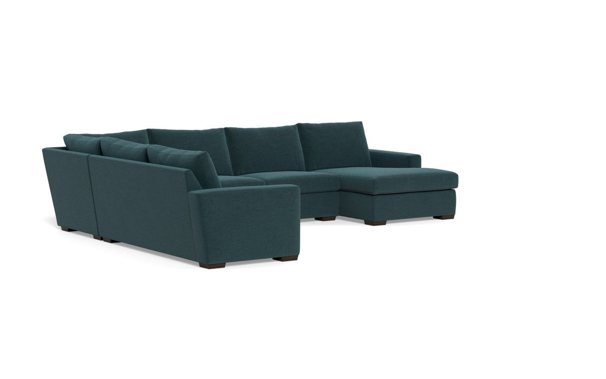 Mesa 156" Corner Sectionals w. Right Chaise - Elliot Teal