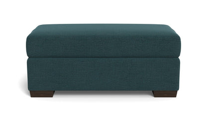 Mesa Storage Ottoman - Elliot Teal