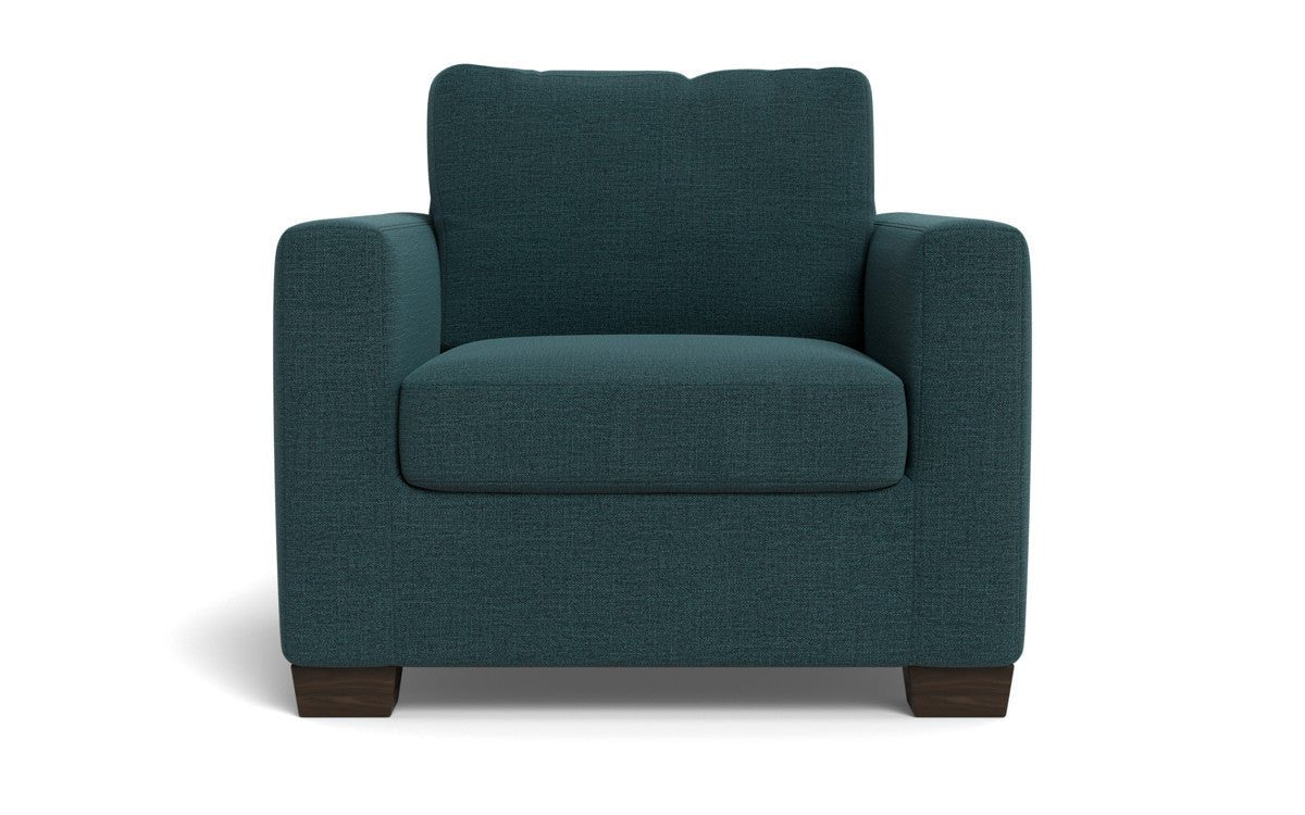 Track 36" Arm Chair - Elliot Teal