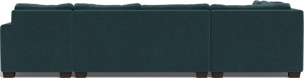 Track 141" Corner Sectionals w. Right Chaise - Elliot Teal