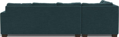 Track 121" Left Chaise Sleeper Sectional - Elliot Teal