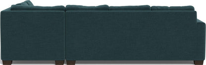 Track 121" Right Chaise Sleeper Sectional - Elliot Teal