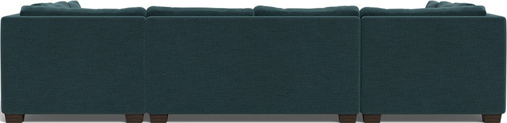 Track 141" Corner Sofa U Sectional - Elliot Teal