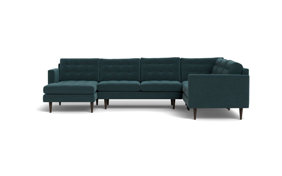 Wallace 130" Corner Sectionals w. Left Chaise - Elliot Teal