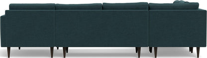 Wallace 130" Corner Sectionals w. Right Chaise - Elliot Teal