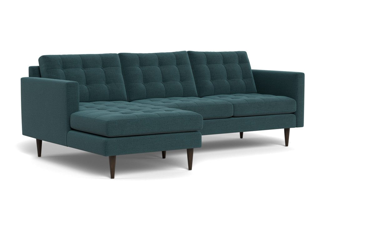 Wallace 98" Left Chaise Sectional - Elliot Teal