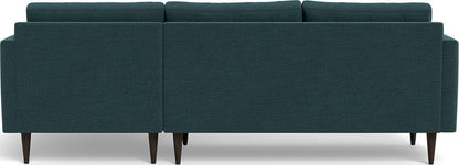 Wallace 98" Right Chaise Sectional - Elliot Teal