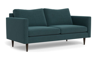 Wallace 74" Untufted Apartment Sofa - Elliot Teal