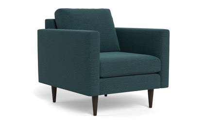 Wallace 34" Untufted Arm Chair - Elliot Teal