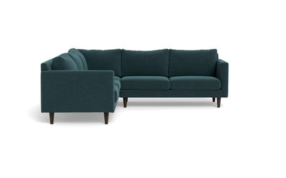 Wallace 102" Untufted Corner Sectional - Elliot Teal