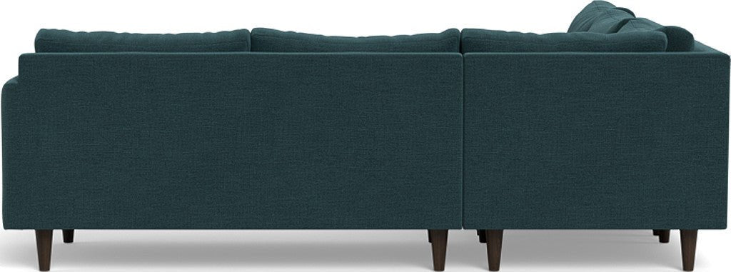 Wallace 102" Untufted Corner Sectional - Elliot Teal