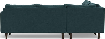 Wallace 102" Untufted Corner Sectional - Elliot Teal