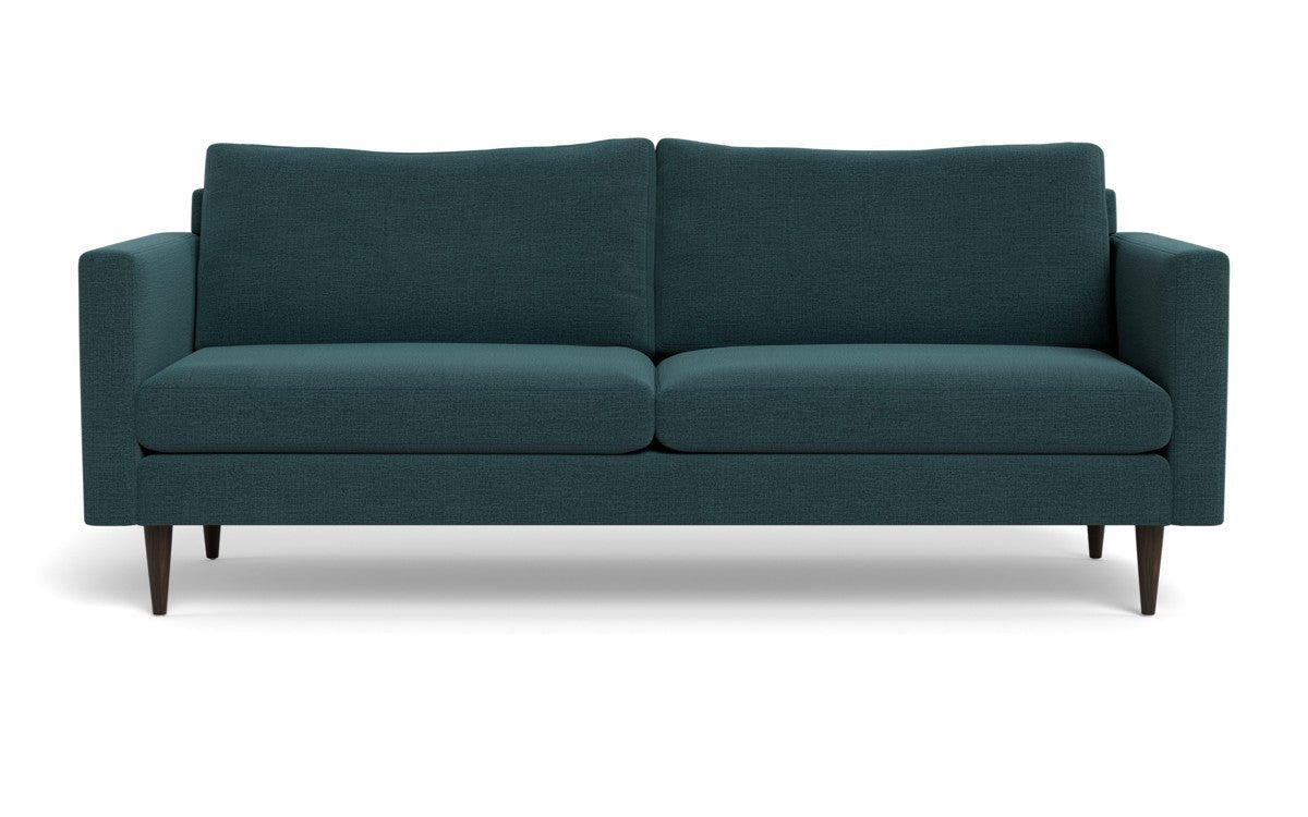 Wallace 85" Untufted Sofa - Elliot Teal