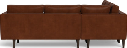 Ladybird 103" Leather Corner Sectional - Ever-Last Leverage