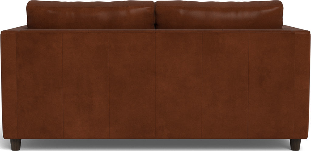 Ladybird 72" Leather Full Sleeper Loveseat - Ever-Last Leverage