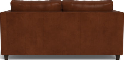 Ladybird 72" Leather Full Sleeper Loveseat - Ever-Last Leverage