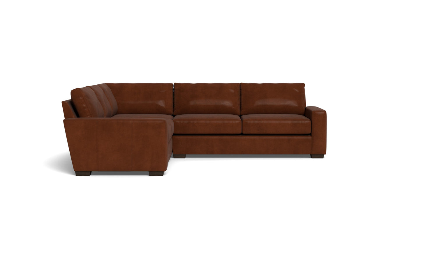Mesa 121" Leather Corner Sectional - Ever-Last Leverage