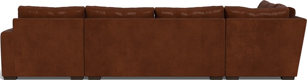 Mas Mesa 162" Deep Leather Corner Sectionals w. Right Chaise - Ever-Last Leverage