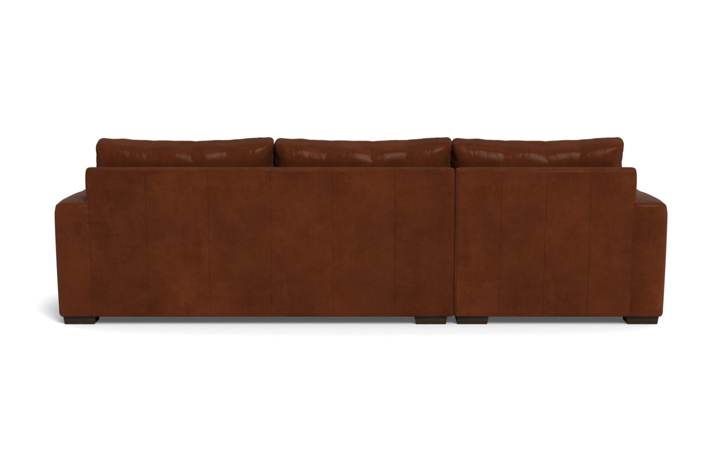 Mesa 123" Leather Left Chaise Sectional - Ever-Last Leverage