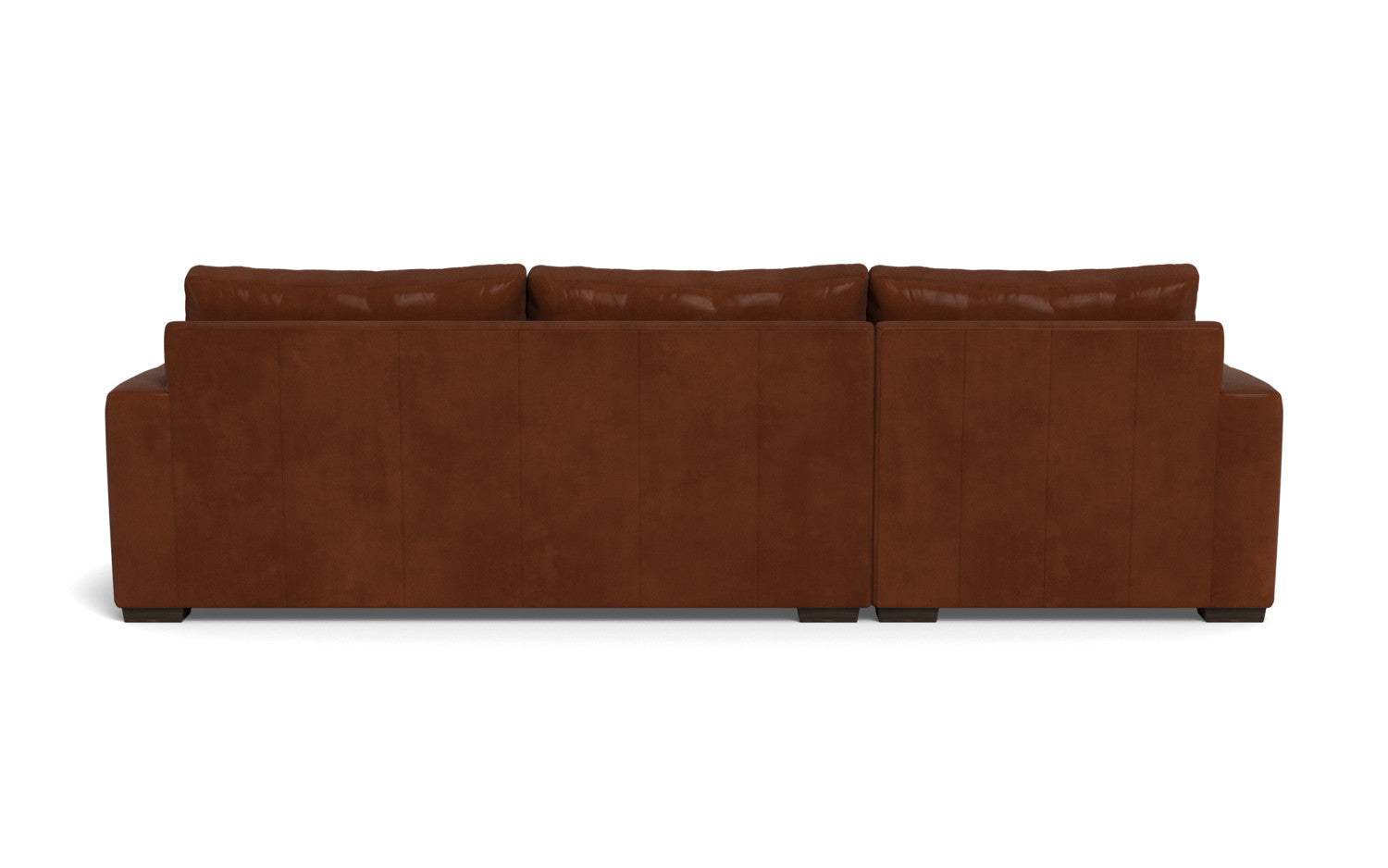 Mesa 123" Leather Left Chaise Sectional - Ever-Last Leverage