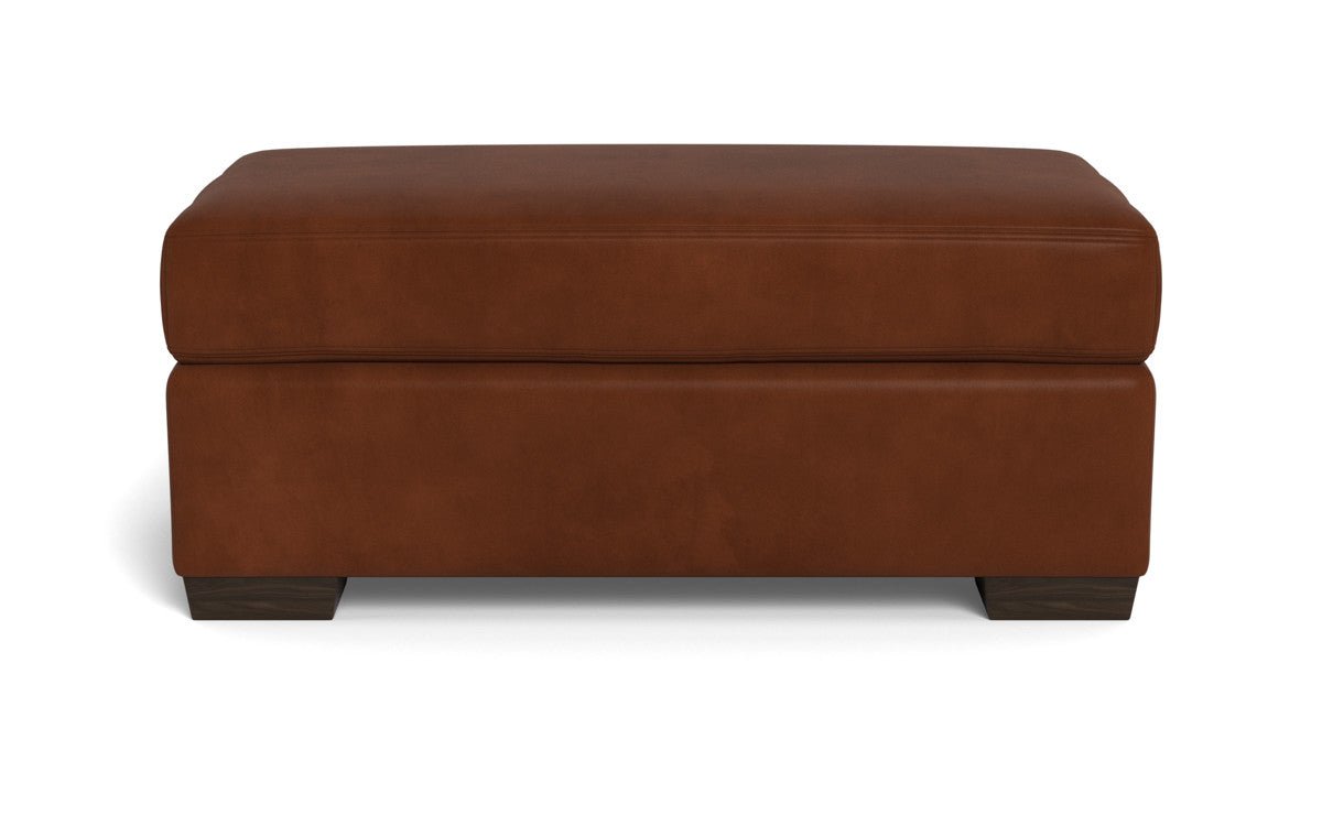 Mas Mesa Leather Ottoman - Ever-Last Leverage