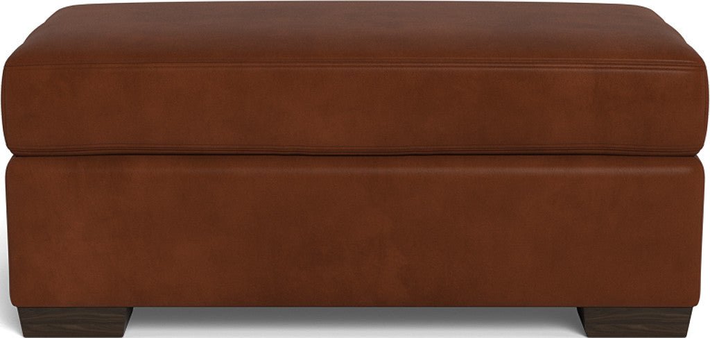 Mas Mesa Leather Ottoman - Ever-Last Leverage