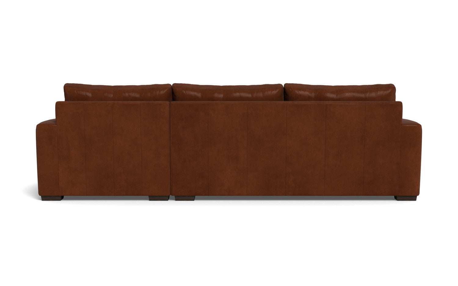 Mesa 123" Leather Right Chaise Sectional - Ever-Last Leverage