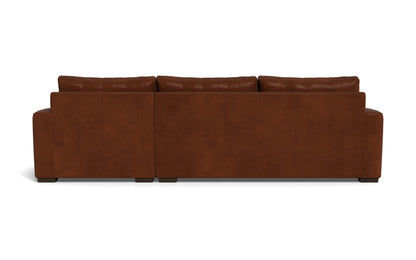 Mesa 123" Leather Right Chaise Sectional - Ever-Last Leverage