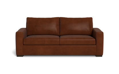 Mas Mesa 88" Deep Leather Sofa - Ever-Last Leverage