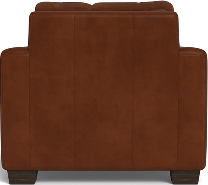 Track 36" Leather Arm Chair - Ever-Last Leverage