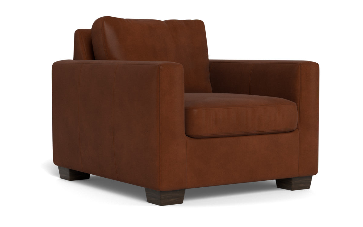 Track 36" Leather Arm Chair - Ever-Last Leverage