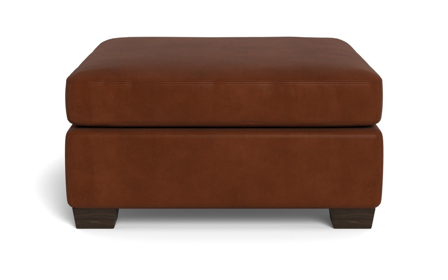 Mesa Leather Cocktail Ottoman - Ever-Last Leverage