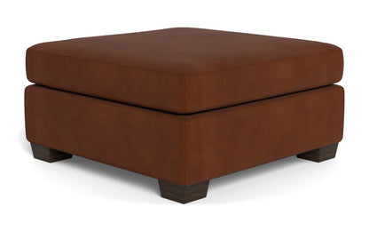 Mesa Leather Cocktail Ottoman - Ever-Last Leverage