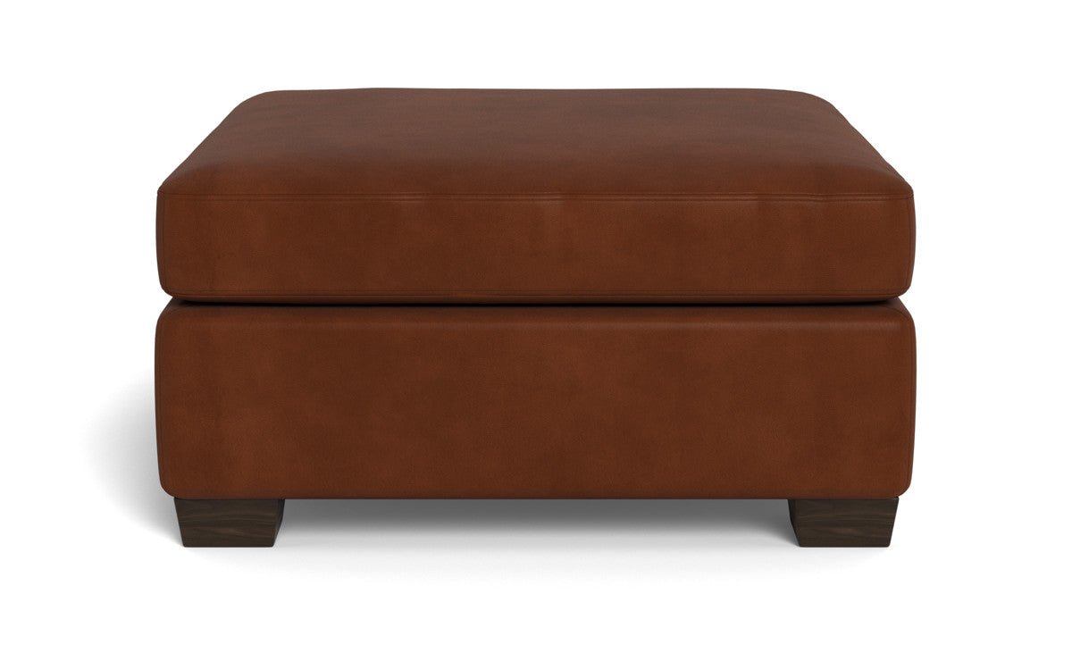Track Leather Ottoman - Ever-Last Leverage