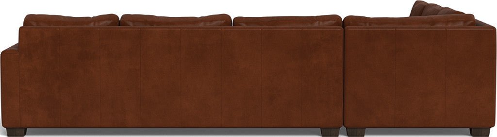 Track 121" Leather Left Corner Sectional With Raf Sleeper Sectional - Ever-Last Leverage