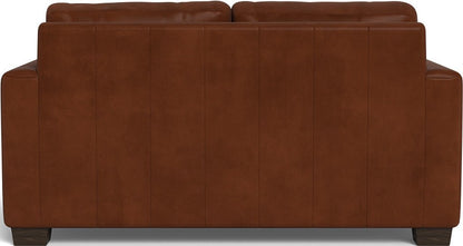 Track 62" Leather Loveseat - Ever-Last Leverage