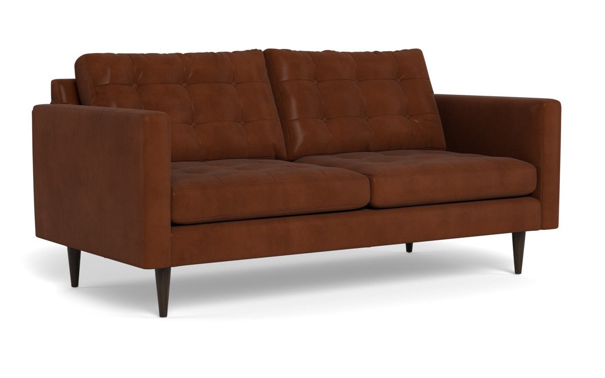 Wallace 74" Leather Apartment Sofa - Ever-Last Leverage