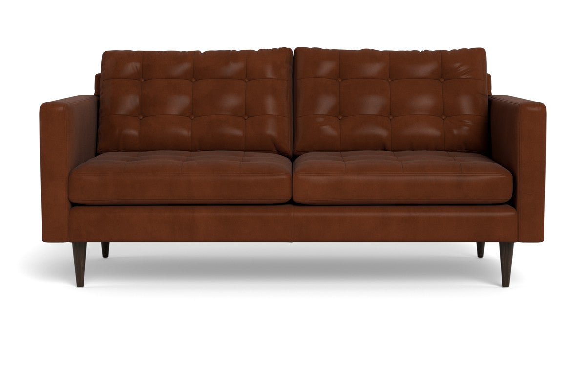 Wallace 74" Leather Apartment Sofa - Ever-Last Leverage
