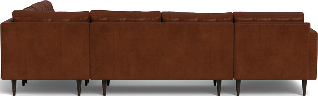 Wallace 130" Leather Corner Sectionals w. Left Chaise - Ever-Last Leverage