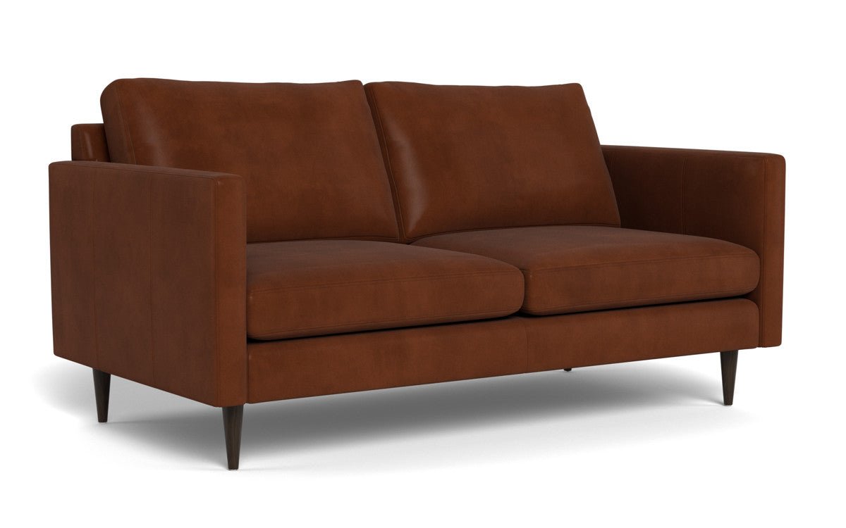 Wallace 69" Leather Untufted Loveseat - Ever-Last Leverage