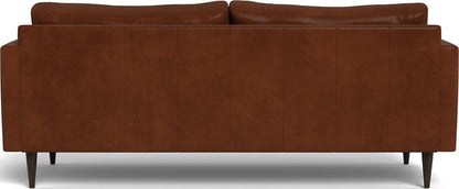Wallace 85" Leather Untufted Sofa - Ever-Last Leverage