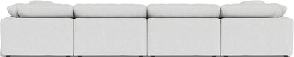 Fluffy 178" 4 Piece Sectional W/Double Otto - Elliot Dove