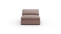 Fluffy DB Small Armless Chair - Amigo II Dusk
