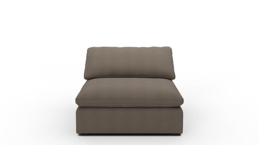 Fluffy DB Small Armless Chair - Dream Chocolate