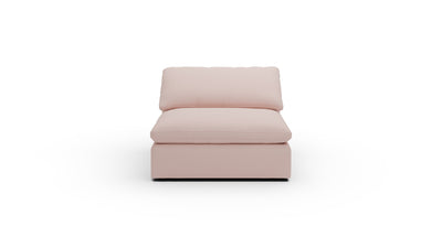 Fluffy DB Armless Chair - Superb Blush
